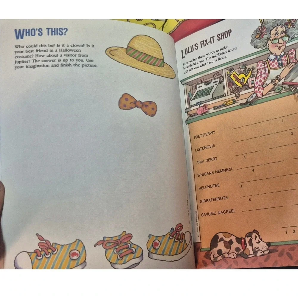 Lot of 3 Highlights Puzzlemania Activity Books Hidden Pictures Mazes Vintage